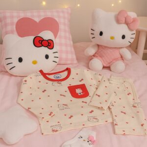 Pijama 2 piezas  rojo hello kitty