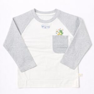 Franela manga larga gris dino